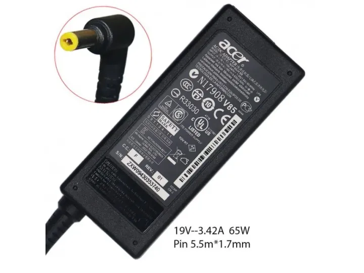 Acer 19V 3.42A 65W - 5.5*1.7 Notebook Adaptör OEM