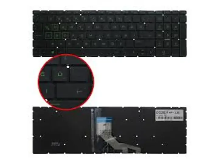 Hp 250 G9 Notebook Klavye Işıklı - Siyah Tr